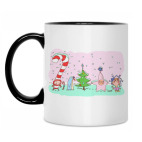 Кружка двухцветная