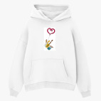 Толстовка худи оверсайз