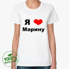 Женская футболка органик