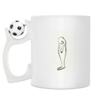 Кружка с футбольным мячиком