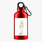 Металлическая бутылка 400 мл UV-DTF