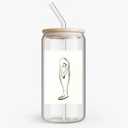 Банка с бамбуковой крышкой