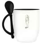 Кружка с ложкой