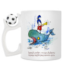 Кружка с футбольным мячиком