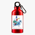 Металлическая бутылка 400 мл UV-DTF