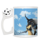 Кружка с футбольным мячиком