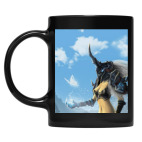 Кружка цветная UV-DTF