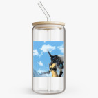 Банка с бамбуковой крышкой