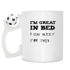 Кружка с футбольным мячиком