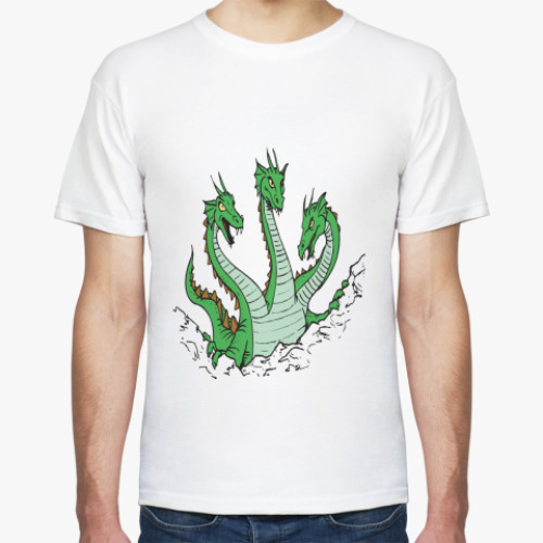 Футболка с принтом Дракон