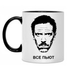 Кружка двухцветная