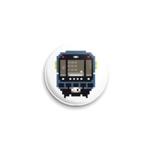 Значок 25мм с принтом «Тип 81-717М», анфас