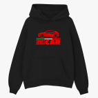 Толстовка худи оверсайз