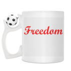 Кружка с футбольным мячиком