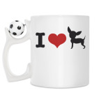 Кружка с футбольным мячиком