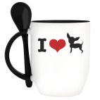 Кружка с ложкой