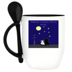 Кружка с ложкой