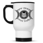 Кружка-термос белая New Moon over Forks