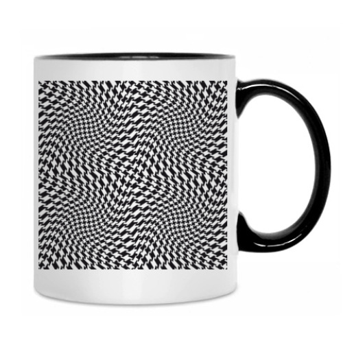 Кружка с принтом Иллюзия