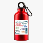 Металлическая бутылка 400 мл UV-DTF