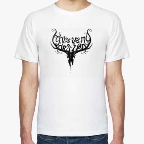 Футболка с принтом Олень My Design
