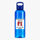 Прозрачная спортивная бутылка