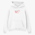 Толстовка худи оверсайз