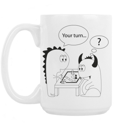 Кружка с принтом Monsters