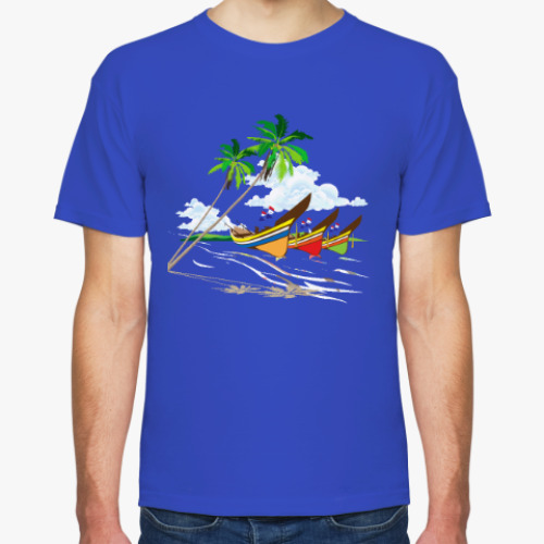 Футболка с принтом Каноэ