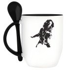 Кружка с ложкой