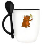 Кружка с ложкой