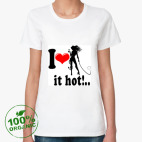 Женская футболка органик