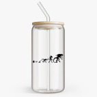 Банка с бамбуковой крышкой