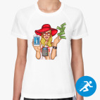 Женская спортивная футболка