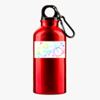 Металлическая бутылка 400 мл UV-DTF