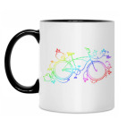 Кружка двухцветная