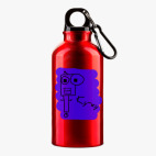 Металлическая бутылка 400 мл UV-DTF