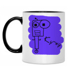 Кружка двухцветная