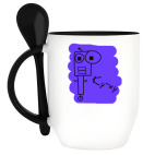 Кружка с ложкой