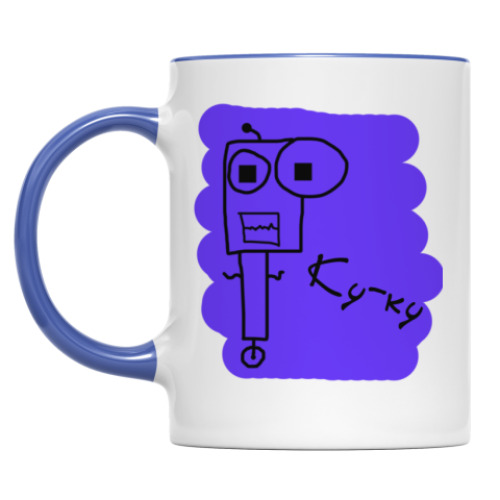 Кружка с принтом Ку-ку