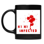 Кружка цветная UV-DTF