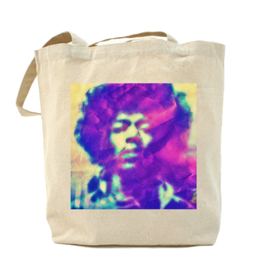 Сумка шоппер с принтом Jimi Hendrix