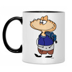 Кружка двухцветная