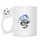 Кружка с футбольным мячиком