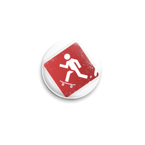 Значок 25мм Skateman