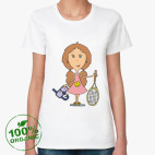 Женская футболка органик