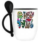 Кружка с ложкой