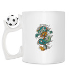 Кружка с футбольным мячиком
