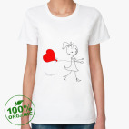 Женская футболка органик