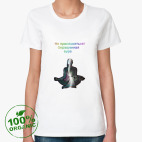 Женская футболка органик